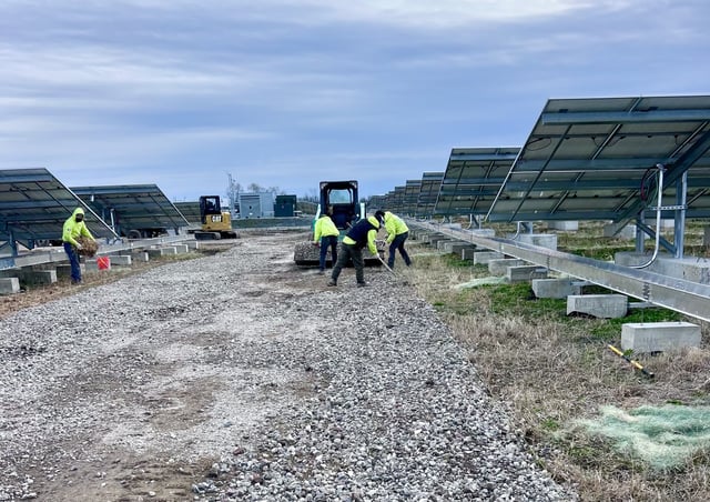 Glen Burnie Solar Field Site - Professional commercial services by South River Landscapes