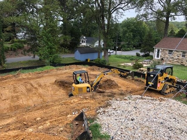 Excavation and Grading - Professional site preparation services by South River Landscapes