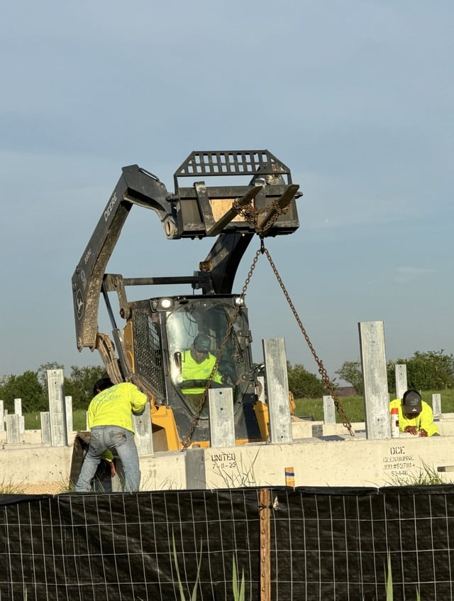 Professional skid steer operations for precise grading and site preparation